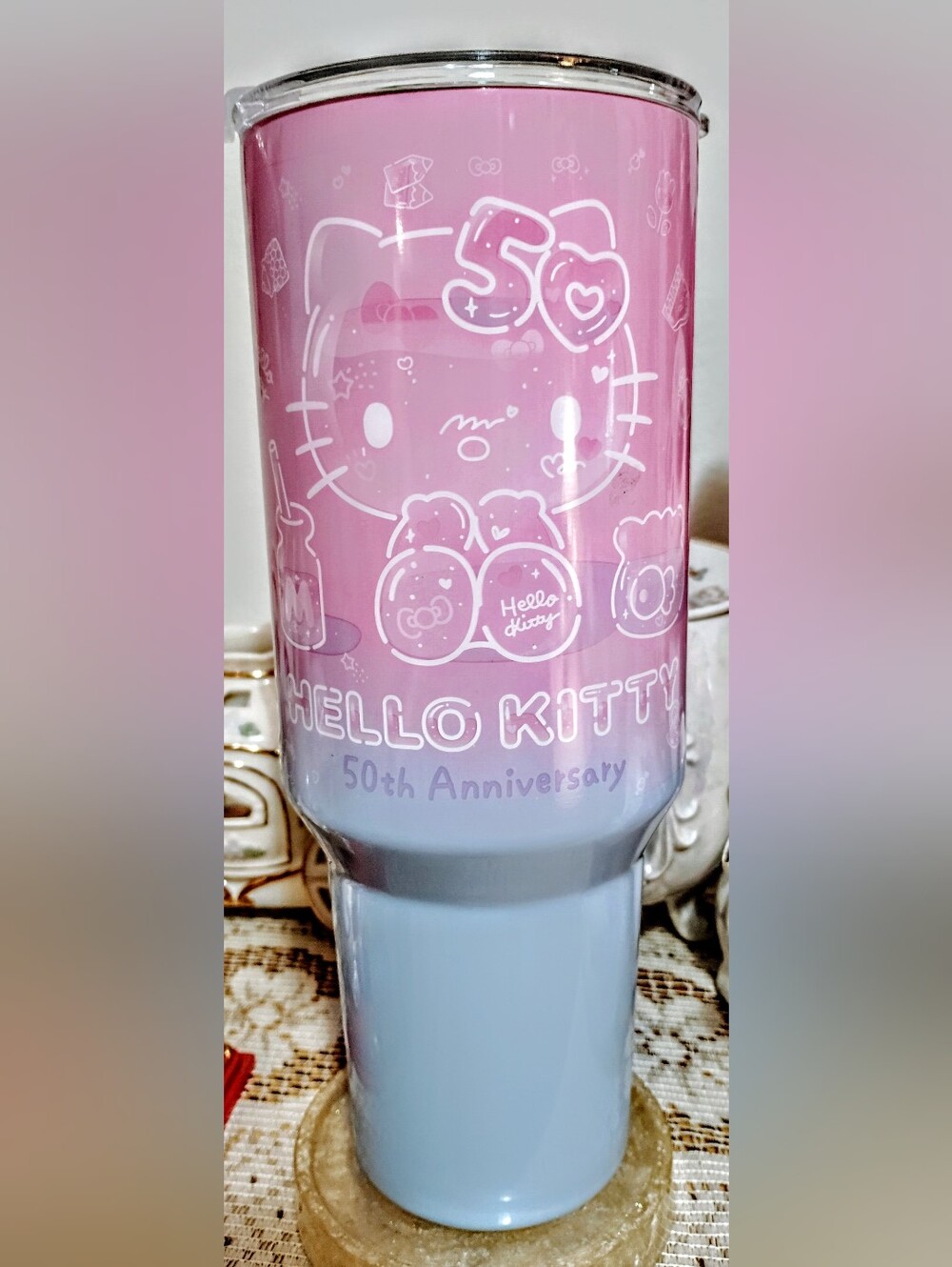 *🩷🩵Hello Kitty 50th Anniversary Icon Tumbler🩵🩷*